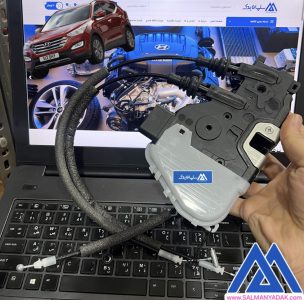 مکانیزم قفل درب راننده سانتافه IX45 جلو چپ 813102W000