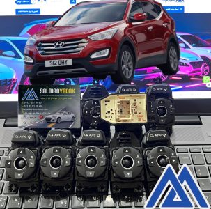 کلید تنظیم اینه هیوندا سانتافه ix45 اصلی 935732W100