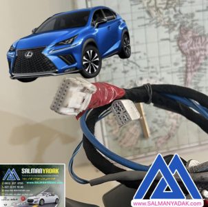 اینه بغل لکسوسNX راست فول دوربین رادار  اصلی LEXUS NX