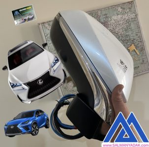 اینه بغل لکسوسNX راست فول دوربین رادار  اصلی LEXUS NX