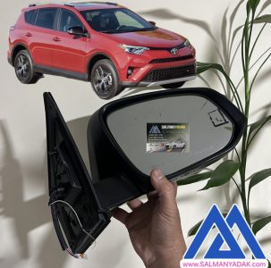 اینه بغل تویوتا راوفور RAV4 سمت راست اصلی رادار دار