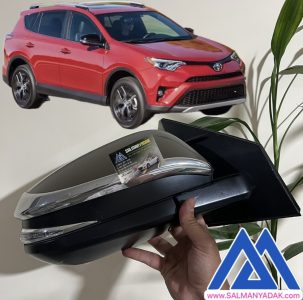 اینه بغل تویوتا راوفور RAV4 سمت راست اصلی رادار دار